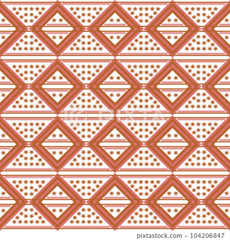 seamless geometric pattern with fabric pattern 104206847