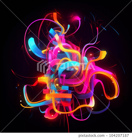 Colorful Vibrant Abstract Background Colorful Vibrant Abstract Background 104207187