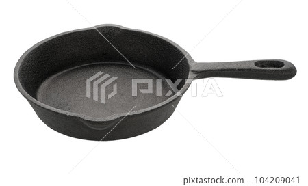 Empty round frying pan Empty round frying pan 104209041
