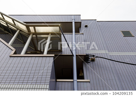 Apartment gutter Apartment gutter 104209135