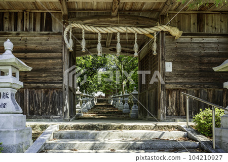 山崎城下町 山崎八幡神社瑞神門 兵庫縣紫蘇市 104210927