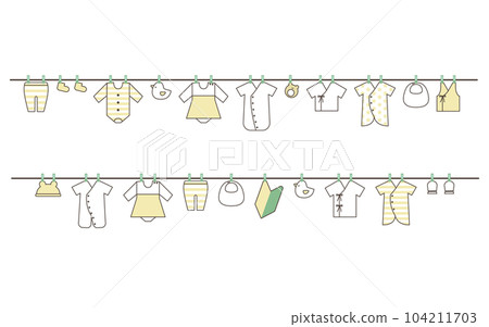 Baby goods Childbirth image illustration back material Baby goods Childbirth image illustration back material 104211703