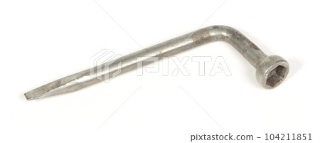 Socket wrench, isolated on white 104211851