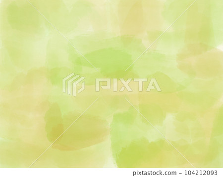 Paint with watercolor-like handwriting: yellowish green Paint with watercolor-like handwriting: yellowish green 104212093