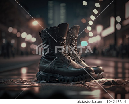 Mens stylish hot sale black boots