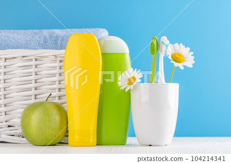 Toiletry and toothbrushes Toiletry and toothbrushes 104214341