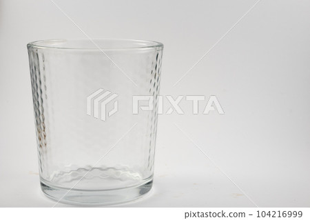 empty glass on white background 104216999