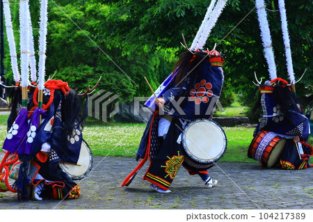 Iwate Prefecture Folk Performing Arts Performance Deer Dance Iwate Prefecture Folk Performing Arts Performance Deer Dance 104217389