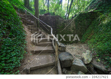 Gorge Haluzice, a natural monument in the White Carpathian Mount Gorge Haluzice, a natural monument in the White Carpathian Mount 104217421