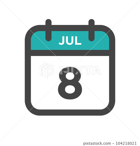 July 8 Calendar Day or Calender Date for Deadlines or Appointment July 8 Calendar Day or Calender Date for Deadlines or Appointment 104218021