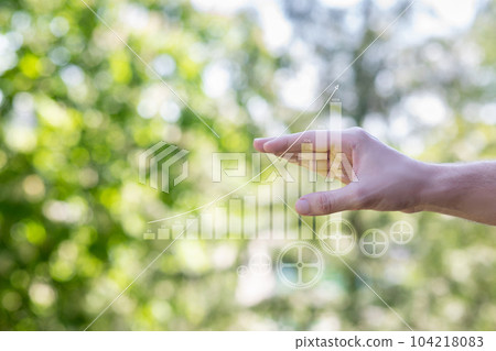 Concept of profitable financial investment. Concept of profitable financial investment. 104218083