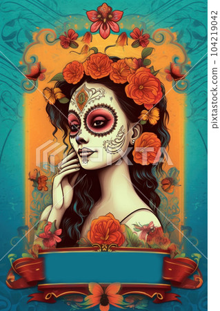 Day of the dead, Dia de los muertos holiday... - Stock Illustration ...
