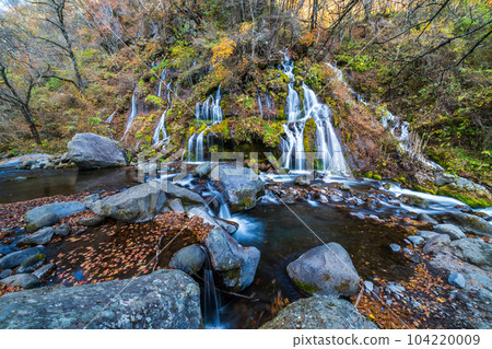 深秋的“山梨縣”東龍瀑布 北斗市 104220009