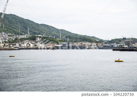 A view of Alley Karasukojima from a boat navigating Kure Port A view of Alley Karasukojima from a boat navigating Kure Port 104220730