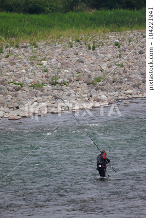 Mononobe River angler Mononobe River angler 104221941