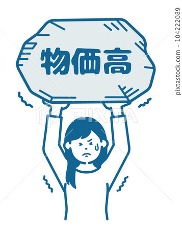 A woman who can endure high prices 104222089