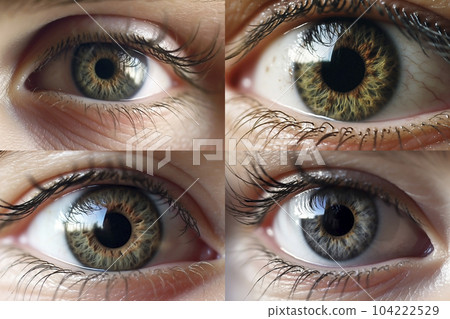 女性眼睛特寫拼貼畫“AI生成圖像” 女性眼睛特寫拼貼畫“AI生成圖像” 104222529