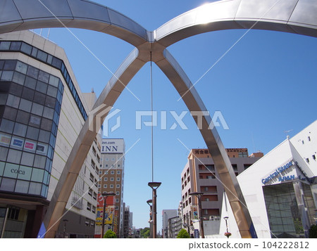 豐田市中心的都市風景 104222812
