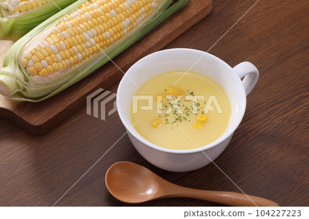 Corn soup Corn soup 104227223