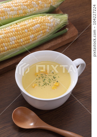 Corn soup Corn soup 104227224