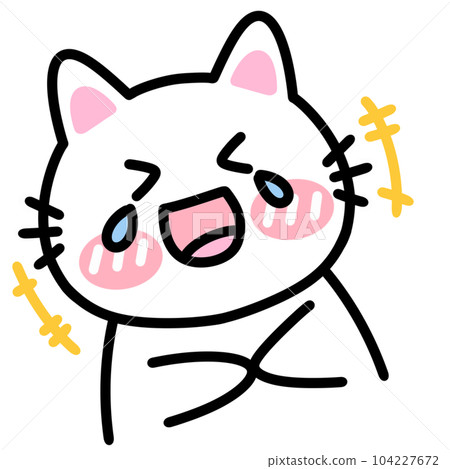 Funny cat Bubble note paper journal daily planner stickers note Background texture line wallpapers work flower 104227672