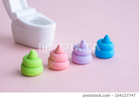 cute colored poop 104227747
