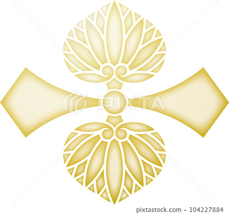 Family Crest Two Swords Aoi [Golden] 104227884