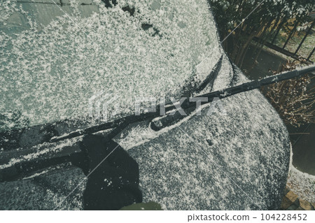 積雪 下雪 雪 104228452