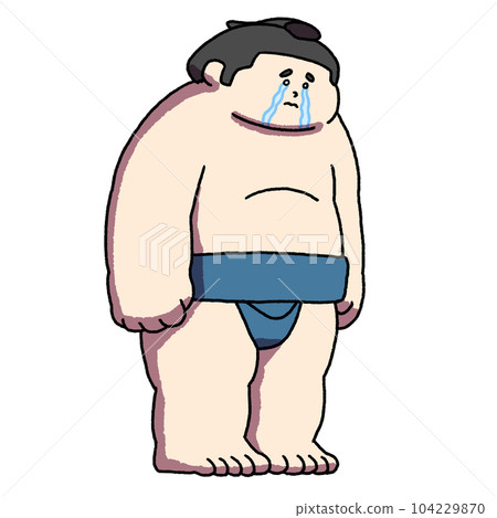 grieving sumo wrestler grieving sumo wrestler 104229870