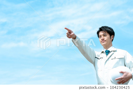 blue sky and engineer blue sky and engineer 104230425