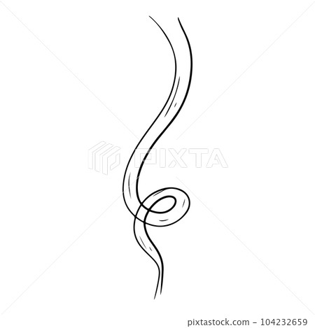 Doodle sketch style of smoke symbol drawn illustration for concept design. Doodle sketch style of smoke symbol drawn illustration for concept design. 104232659