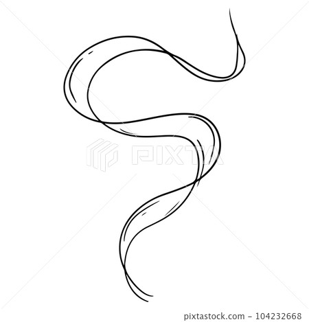 Doodle sketch style of smoke symbol drawn illustration for concept design. Doodle sketch style of smoke symbol drawn illustration for concept design. 104232668
