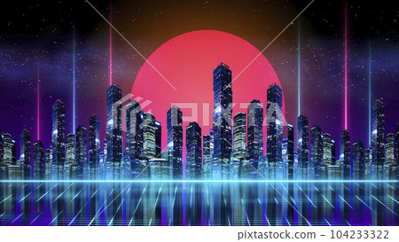 Metaverse smart technology city. Digital futuristic data skyscrapers on technological blue background. Business, science, internet concept Metaverse smart technology city. Digital futuristic data skyscrapers on technological blue background. Business, science, internet concept 104233322