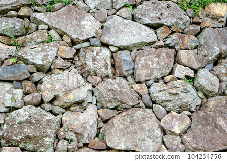 Kuroda Kanbei's stone walls Himeji Castle 104234756