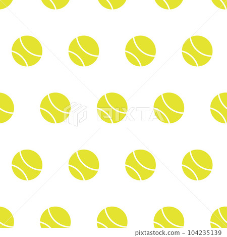 Tennis balls, seamless pattern, vector. 104235139