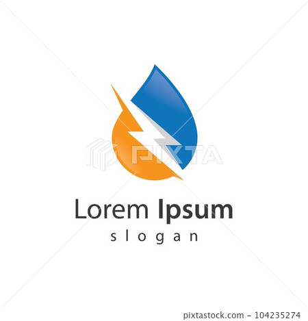 Water strom logo design Water strom logo design 104235274