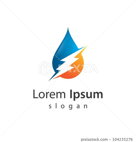 Water strom logo design Water strom logo design 104235276