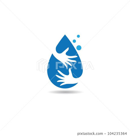 Save Water Logo Design Combine Water Stock Vector (Royalty Free) 758206399  | Shutterstock | Water logo, Logo design, Modern logo