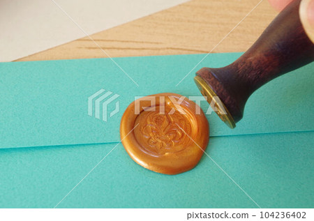 Letter and ceiling stamp 104236402