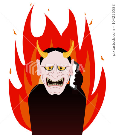 索賠人/詐騙者(通過電話實施詐騙的犯罪分子)的插圖 索賠人/詐騙者(通過電話實施詐騙的犯罪分子)的插圖 104236588