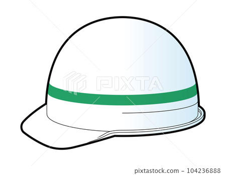Disaster prevention helmet illustration Disaster prevention helmet illustration 104236888