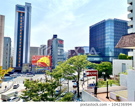 Fukuoka City Scenery at the Watanabe-dori intersection Fukuoka City Scenery at the Watanabe-dori intersection 104236994
