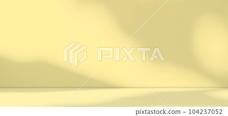 Yellow Summer Studio Room Background,Abstract Concrete Platform,Overlay Shadow Leaf on Wall Floor Table Product Loft Pattern,Minimal Interior Building,Empty Template Beauty Cosmetic Tropical Scene. Yellow Summer Studio Room Background,Abstract Concrete Platform,Overlay Shadow Leaf on Wall Floor Table Product Loft Pattern,Minimal Interior Building,Empty Template Beauty Cosmetic Tropical Scene. 104237052