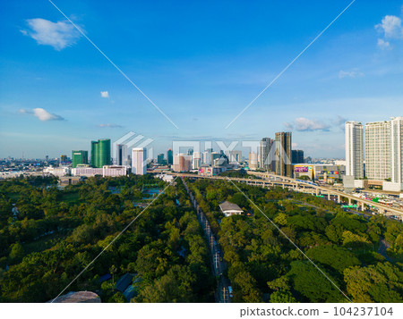 Green tree forest public park with city office building Green tree forest public park with city office building 104237104