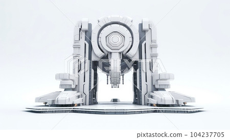 3D futuristic sci-fi white city architecture with organic skyscrapers, for science fiction or fantasy backgrounds, Abstract building, Generative AI illustration 3D futuristic sci-fi white city architecture with organic skyscrapers, for science fiction or fantasy backgrounds, Abstract building, Generative AI illustration 104237705