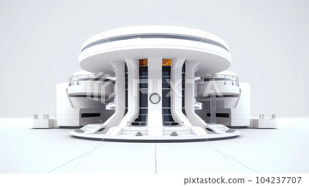 3D futuristic sci-fi white city architecture with organic skyscrapers, for science fiction or fantasy backgrounds, Abstract building, Generative AI illustration 3D futuristic sci-fi white city architecture with organic skyscrapers, for science fiction or fantasy backgrounds, Abstract building, Generative AI illustration 104237707