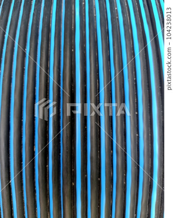 Power lines cable reel pattern texture background  104238013