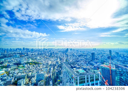 Cityscape seen from Shibuya, Tokyo Cityscape seen from Shibuya, Tokyo 104238306