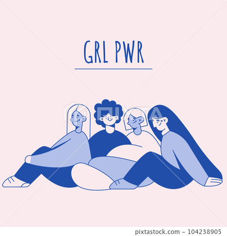 Woman,Girls hug and support each other.web banner Woman,Girls hug and support each other.web banner 104238905