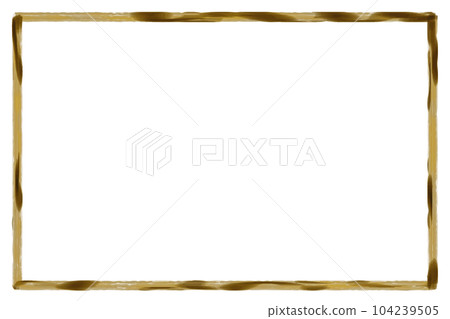 Curved and square frame background decorated with gorgeous gold brush Curved and square frame background decorated with gorgeous gold brush 104239505
